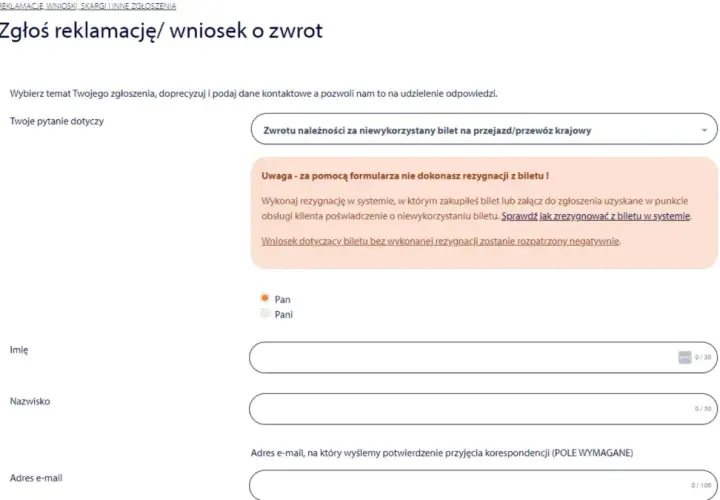 Zwrot biletu PKP: Odzyskaj pieniądze! Poradnik krok po kroku