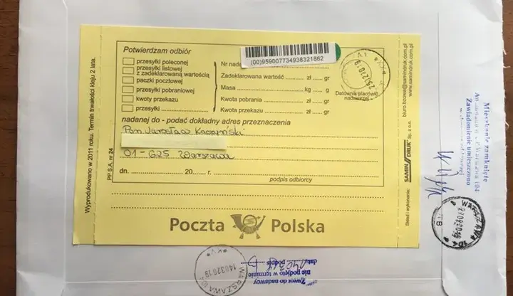 Jak wygląda awizo z policji i co powinieneś o nim wiedzieć