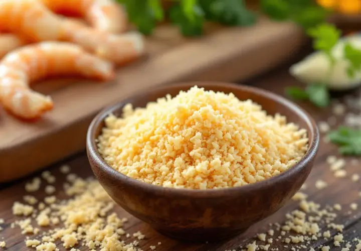 Panko cos'è? Un ingrediente croccante per fritti perfetti, come gamberi impanati.