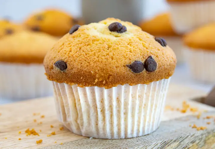 Ein köstlicher Schoko-Muffin, perfekt für ein schnelles Muffins Rezept einfach.