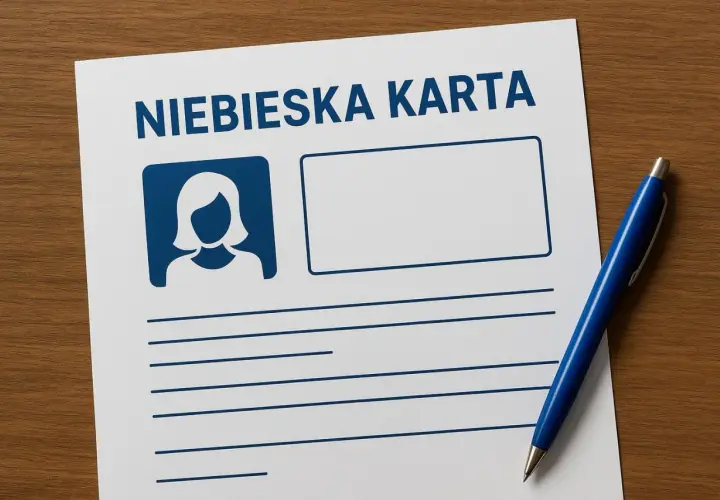 Niebieska karta z miejscem na zdjęcie i dane. Dokument może być początkiem formalności, których konsekwencje mogą być poważne.