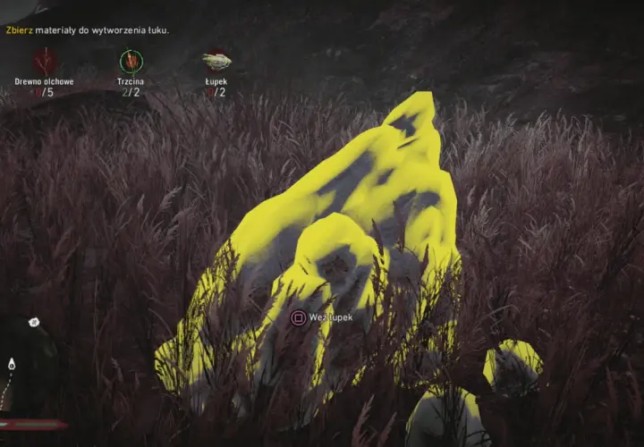 Far Cry Primal poradnik: zbieranie łupków do wytworzenia łuku. Wskazówka do gry.