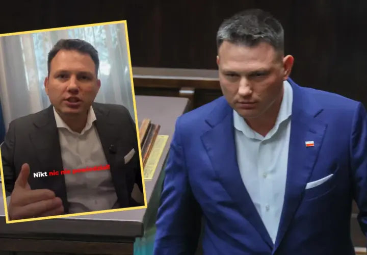 Waldemar Humięcki w kadrze, mówi "Nikt nic nie powiedział!". Prawdziwe powody zawieszenia Waldemara Humięckiego w prawach członka PiS pozostają niejasne.