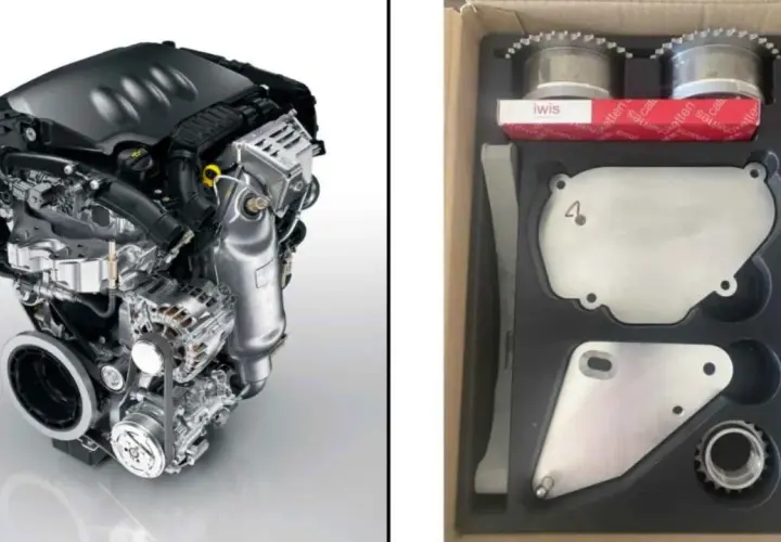 Motor de coche y kit de distribución con cadena. Listado de motores con cadena de distribución.
