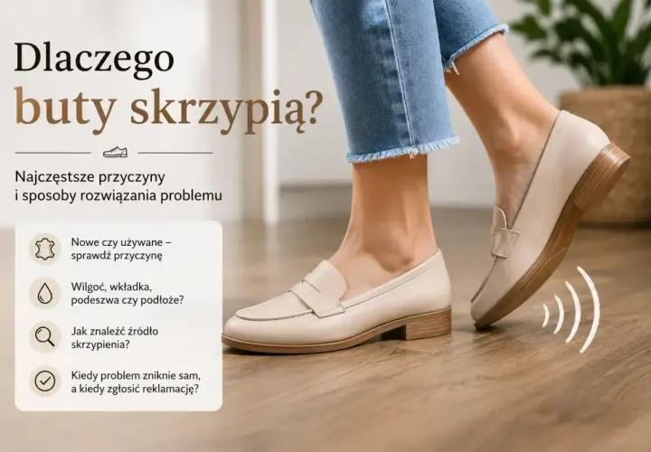Jak zrobić, żeby buty nie skrzypiały? Poradnik o przyczynach i rozwiązaniach problemu skrzypiących butów, od wilgoci po podłoże.