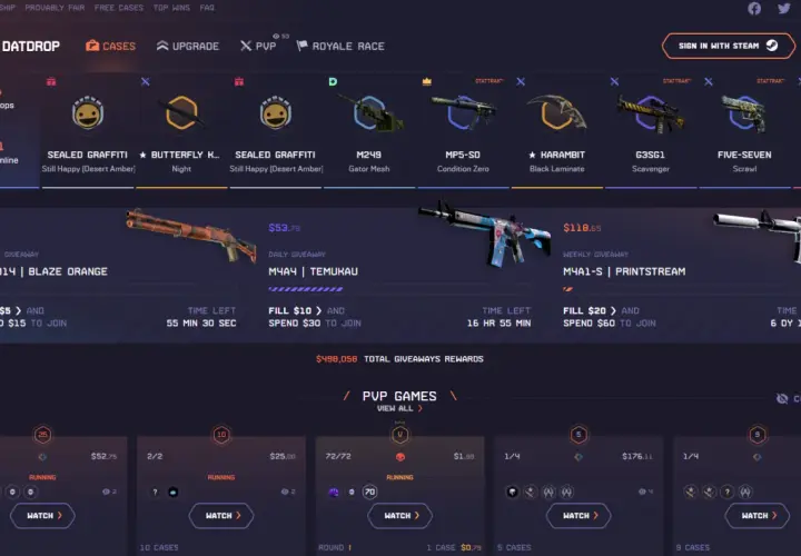 Strony do otwierania skrzynek CS:GO - Skrzynki do CS:GO online