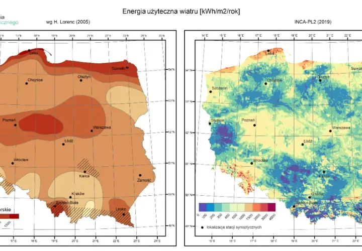  Mapa wiatrowa Polski 2023 - sprawdź gdzie w Polsce najczęściej wieje wiatr