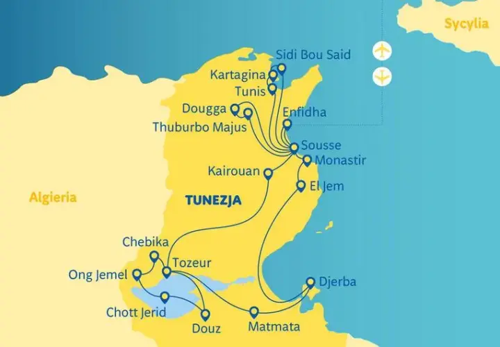 Gdzie leży Tunezja? Mapa, klimat, kurorty wszystko, co musisz wiedzieć!