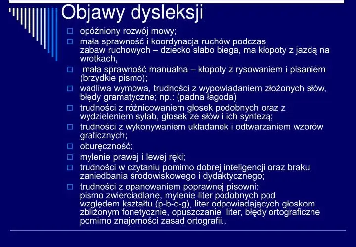 Objawy dysleksji rozwojowej – jak rozpoznać i pomóc dziecku w nauce