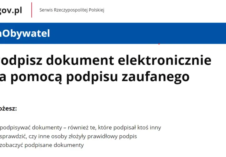 Podpisz dokumenty elektronicznie za pomocą podpisu zaufanego. Sprawdź, czy inni złożyli prawidłowy podpis.