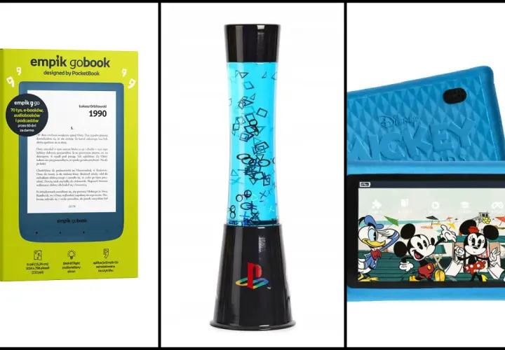 W Empiku kupisz czytnik e-booków z dostępem do 70 tys. tytułów, lampę z motywami PlayStation i tablet z Myszka Miki.