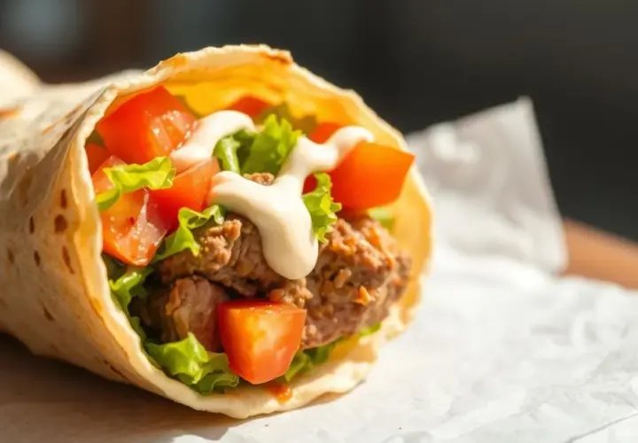 Ile waży kebab w tortilli? Kalorie, waga, wybór składników