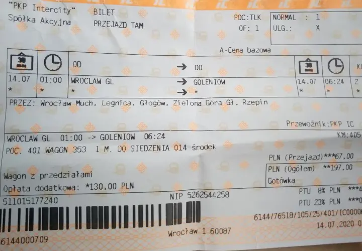Bilet w pociągu: Tak, ale z zasadami! Uniknij kary Pendolino