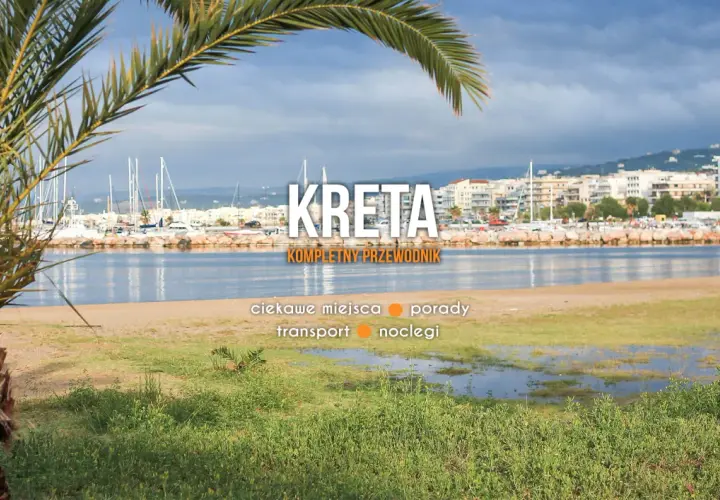 Port z palmą i żaglówkami. Kreta pogoda październik zachęca do zwiedzania ciekawych miejsc i planowania noclegów.