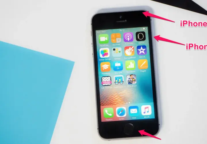 iPhone SE und iPhone 6s im Vergleich. Ein iPhone SE Neustart ist hier nicht zu sehen, aber die Geräte sind nebeneinander platziert.