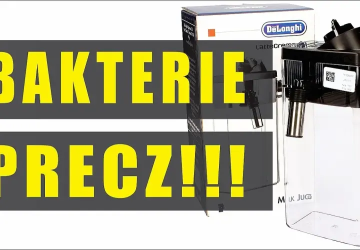 Jak czyścić pojemnik na mleko De’Longhi, aby uniknąć problemów z higieną