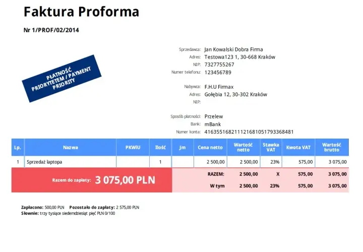 Faktura proforma: Nie daj się zaskoczyć! Wszystko, co musisz wiedzieć