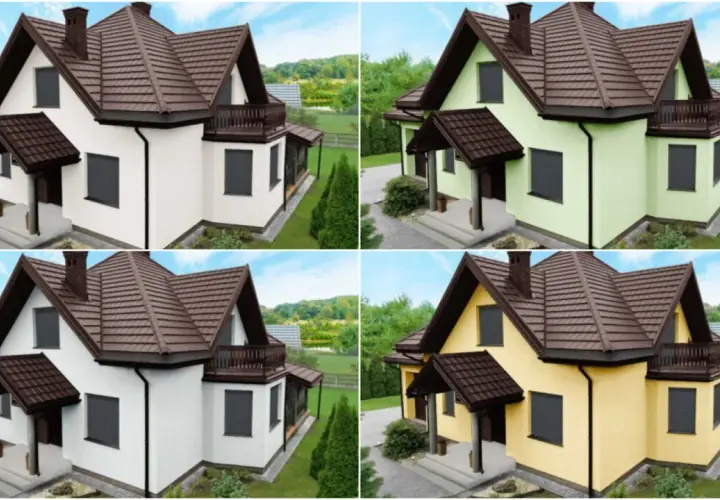 Jaka elewacja do brązowego dachu, aby uniknąć błędów w aranżacji?
