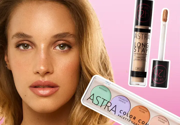 Scopri come capire il colore del correttore online con la palette Astra Color Corrector e il correttore Long Stay.