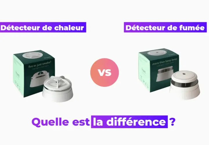 Détecteur de chaleur vs. détecteur de fumée. Comprendre la différence entre ces alarmes est crucial pour votre sécurité.