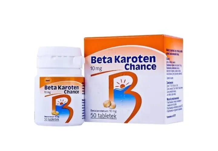 Beta karoten Chance 10 mg na co? Suplement diety w tabletkach, wspiera zdrowie skóry i oczu. Opakowanie zawiera 50 tabletek.