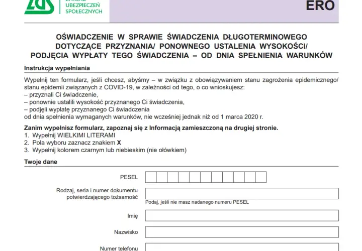 Wniosek o Podjęcie Wypłaty Emerytury - Wzór i Druk, Jak Prawidłowo Wypełnić?