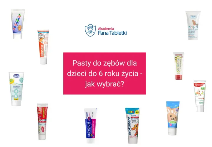 Różne pasty do zębów dla dzieci, każdy składnik pasty do zębów jest ważny dla zdrowia jamy ustnej malucha.