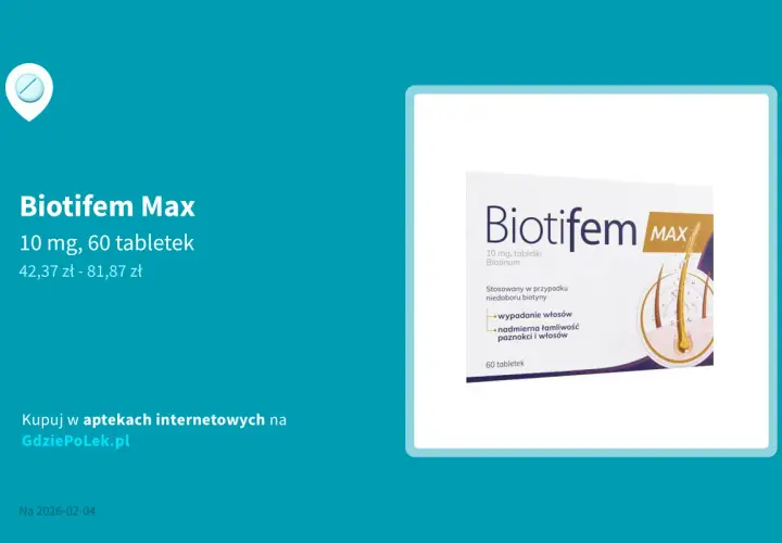 Biotifem Max to lek! Dlaczego to ważne dla Twojego zdrowia?
