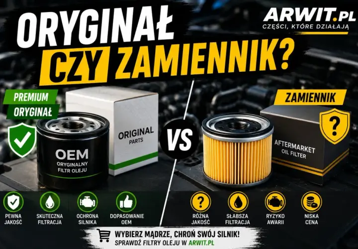 Porównanie filtrów oleju: oryginalny vs zamiennik. Jakie filtry przy wymianie oleju wybrać, by chronić silnik?