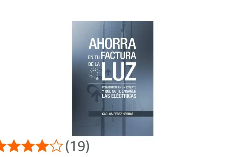 Portada de libro "Ahorra en tu factura de la luz". Aprende a ahorrar en luz con esta guía.