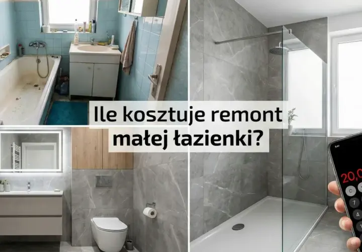 Przed i po metamorfozie łazienki. Sprawdź, ile kosztuje remont małej łazienki i jak uzyskać efekt wow.
