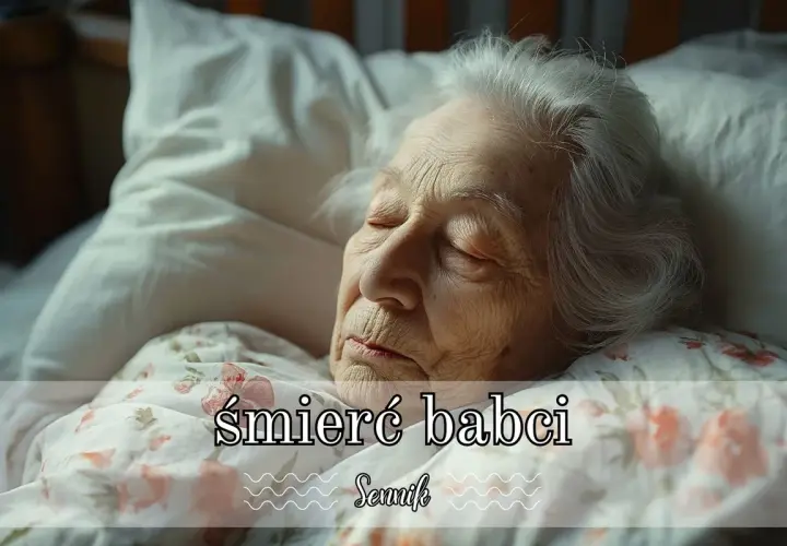 Sen o śmierci babci może symbolizować koniec pewnego etapu życia, potrzebę pożegnania się z przeszłością lub obawy o bliskich.
