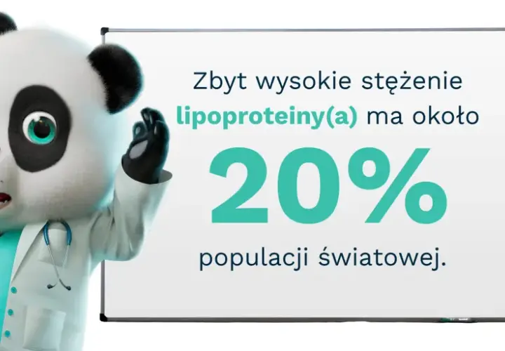 Doktor Panda wyjaśnia: wysokie stężenie lipoproteiny(a) dotyczy 20% populacji. Badanie to jest kluczowe dla zdrowia.