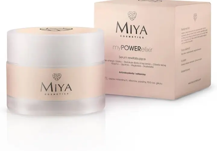 Serum rewitalizujące myPOWERelixir Miya Cosmetics – naturalne składniki i efekty