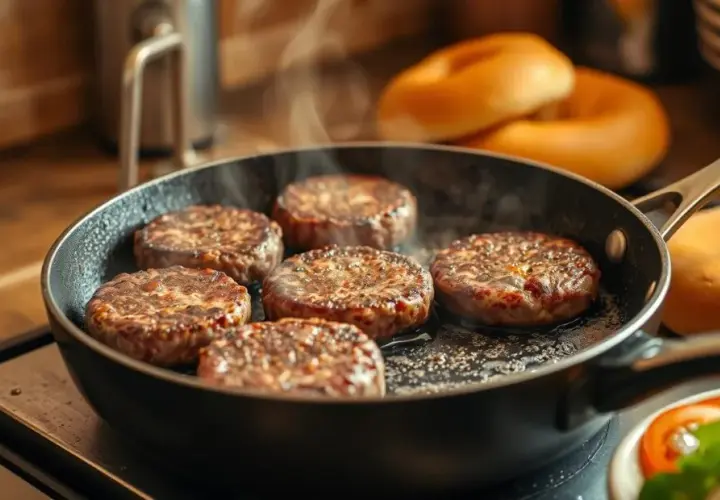 Jak smażyć burgery wołowe na patelni: 5 kroków do soczystego mięsa