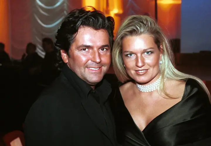Thomas Anders z żoną z Polski, Norą, na eleganckim evencie.
