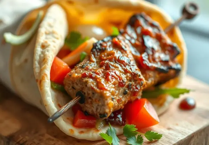 Kebab w tortilli: Ile ma kalorii? Sprawdź fakty i triki