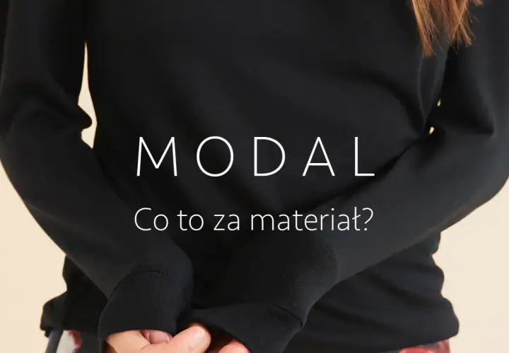Odkryj, co to za materiał modal. Miękkość i komfort w czarnym swetrze.