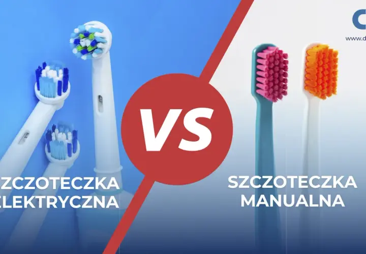 Porównanie: jaka szczoteczka elektryczna czy manualna lepsza? Na zdjęciu główki szczoteczek elektrycznych i manualnych.