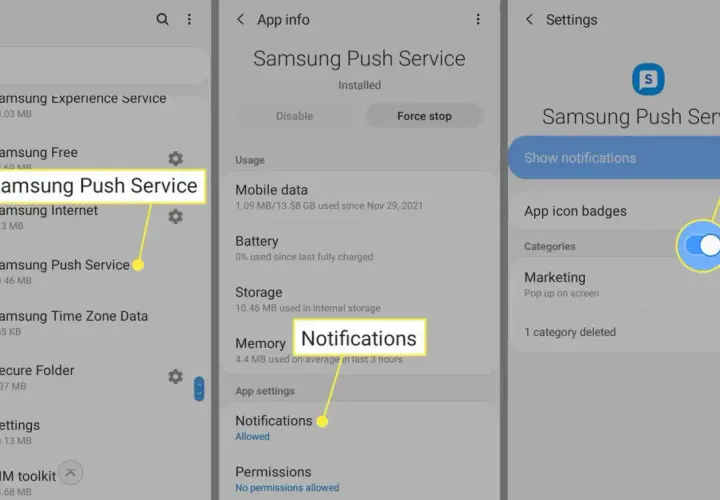 Samsung Push Service - co to za aplikacja i jak ją wyłączyć?