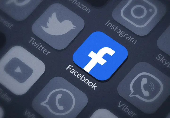 Ikony aplikacji na telefonie, w tym Facebooka. Dowiedz się, jak odzyskać konto na FB na telefonie, gdy zapomnisz hasła.