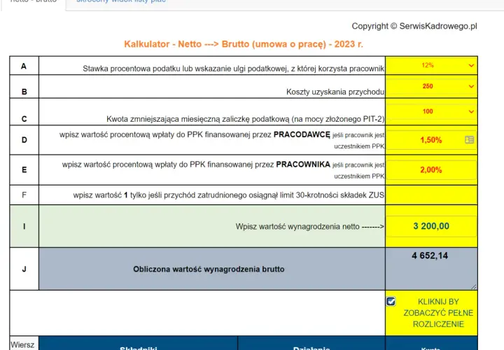 Wynagrodzenie netto 1650 zł: sprawne przeliczenie na kwotę brutto w 3 krokach