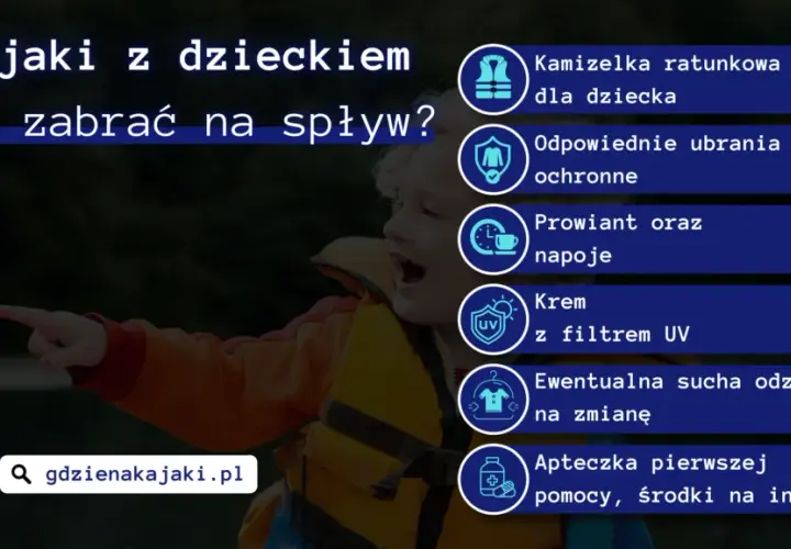 Spływ kajakowy z dzieckiem: Lista pakowania i zasady bezpieczeństwa