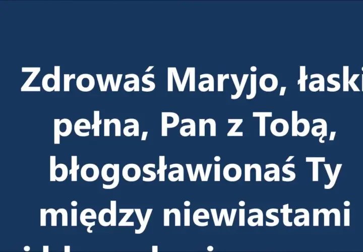 Zdrowaś Maryjo czy Mario - odkryj prawdę o modlitwie i jej znaczeniu