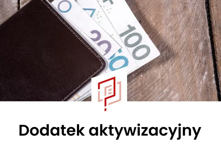 Portfel z polskimi banknotami, symbolizujący dodatek aktywizacyjny.