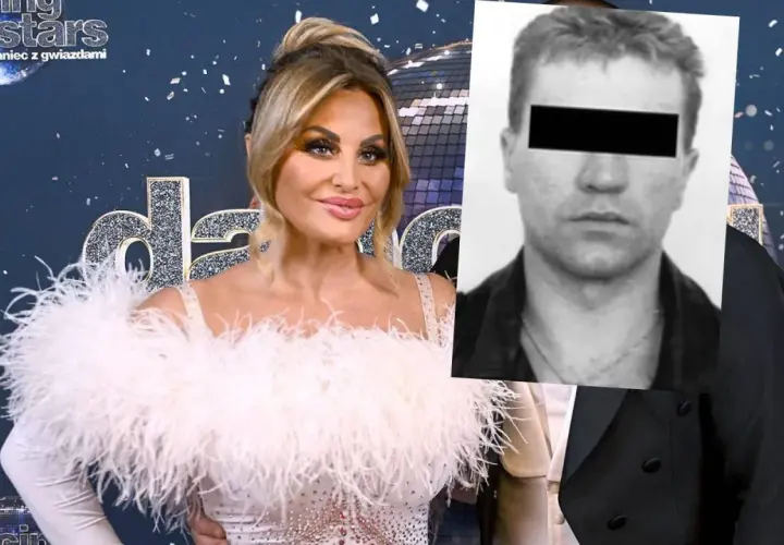 Dagmara Kaźmierska, była mąż ojciec Conana, z mężem na tle "Tańca z Gwiazdami".