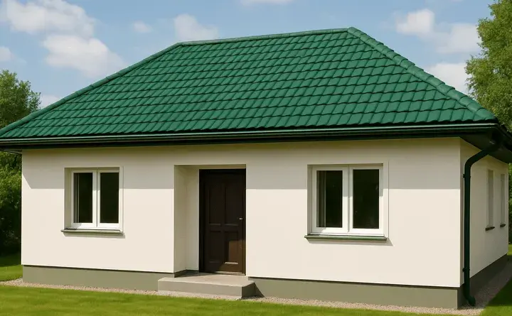 Jaką elewację wybrać do domu z zielonym dachem, aby olśniewać?