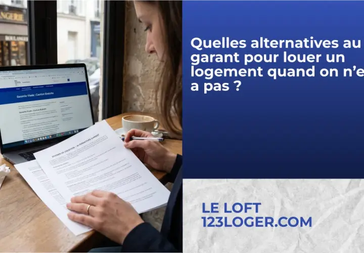 Une personne étudie des documents sur les alternatives au garant pour louer un logement, une solution pour éviter le loca pass.
