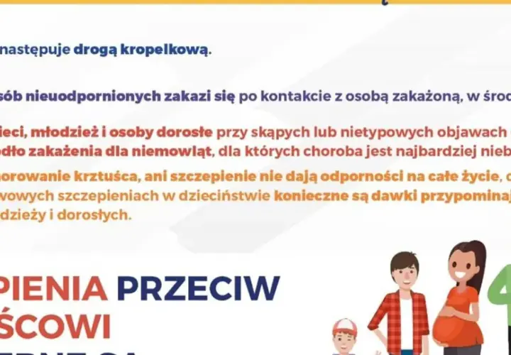 Szczepienie przeciw krztuścowi jest kluczowe dla ochrony niemowląt. Dorośli i starsze dzieci mogą nieświadomie przenosić chorobę.