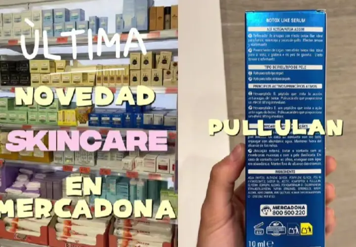 Novedad skincare en Mercadona: serum efecto botox like con pullulan para una piel más firme. ¡Última oportunidad!